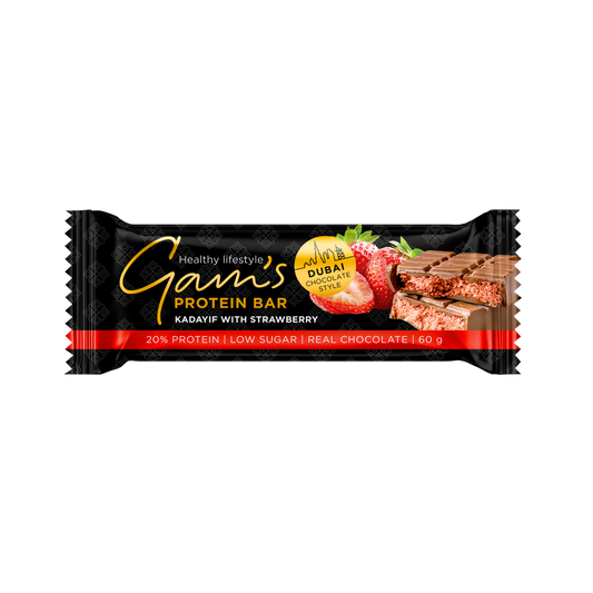 DUBAI Protein Bar KADAIF WITH STRAWBERRIES 60g
