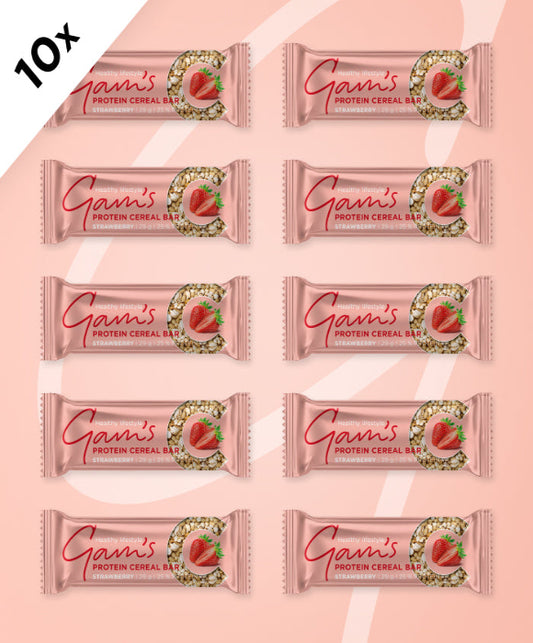 Protein Cereal Bar STRAWBERRY 29g x10 pcs