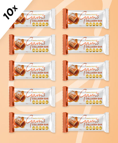 Collagen Protein Bar SALTED CARAMEL 50g x10 pcs