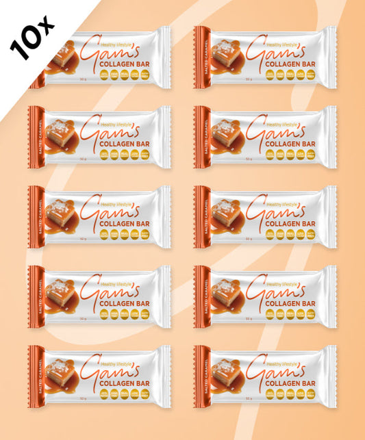 Collagen Protein Bar SALTED CARAMEL 50g x10 pcs