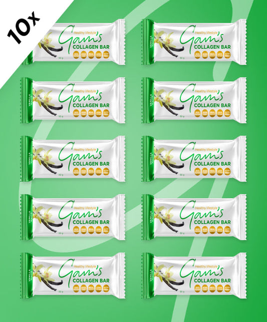 Collagen Protein Bar VANILLA 50g x10 pcs