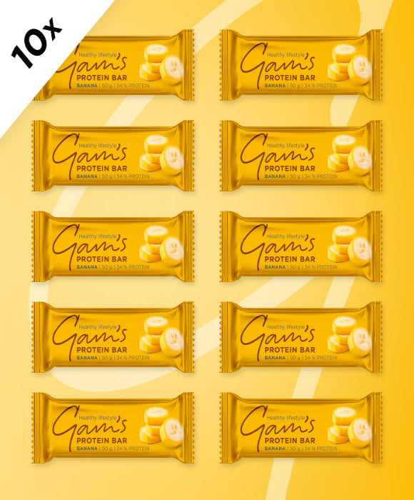 CORE proteīna batoniņš BANĀNU 50g x10 gab.
