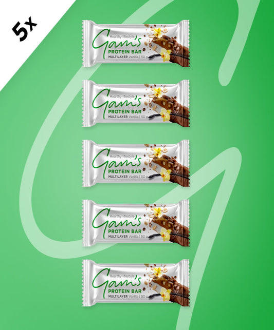 Multilayer Protein Bar VANILLA 50g x5 pcs