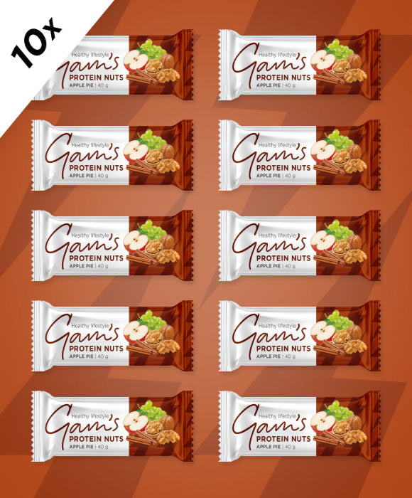 Protein Nuts Bar APPLE PIE 40g x10 pcs