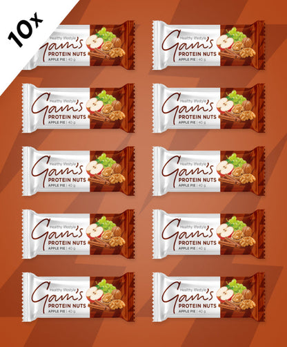 Protein Nuts Bar APPLE PIE 40g x10 pcs
