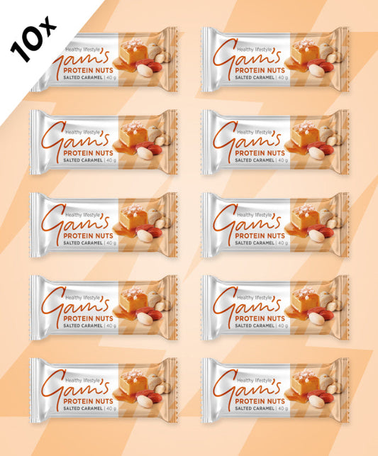 Protein Nuts Bar SALTED CARAMEL 40g x10 pcs