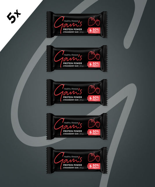 Protein Power Bar STRAWBERRY 40g x5 pcs
