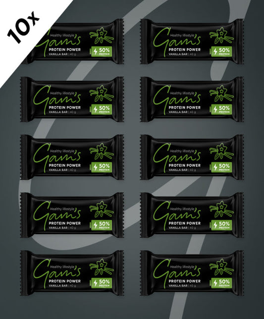 Protein Power Bar VANILLA 40g x10 pcs